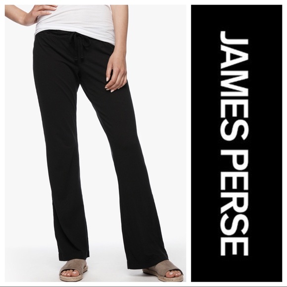 James Perse Flawed Black Pajama Pants 